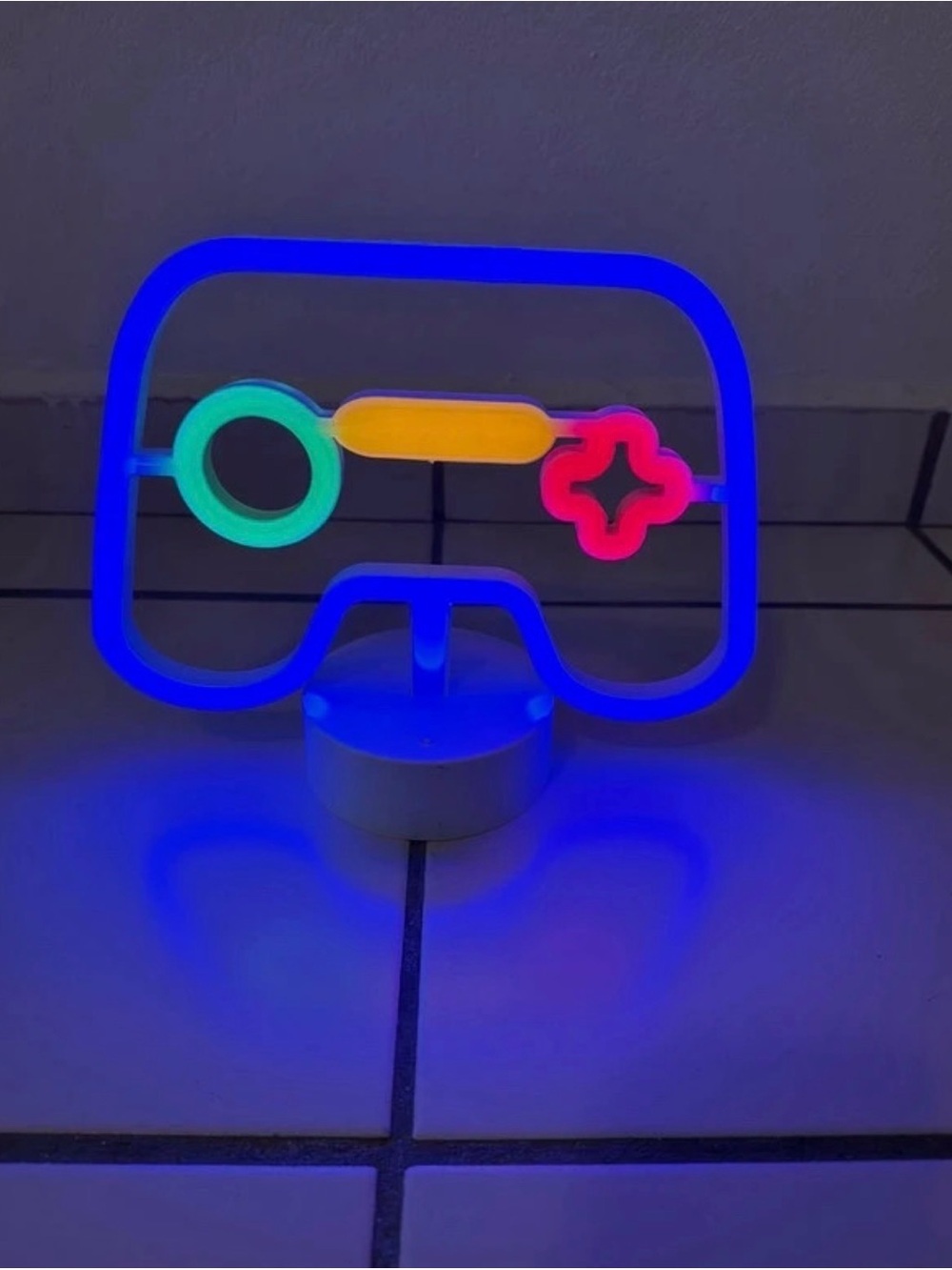 Neon Game Controller LED Accent Light - Blue, Green, Yellow, Pink